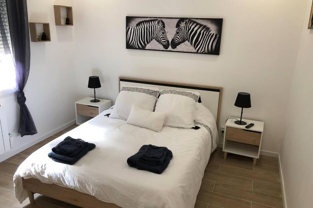 Agreable Maison Entre Bordeaux Et Le Bassin サン・ジャン・ディヤック エクステリア 写真